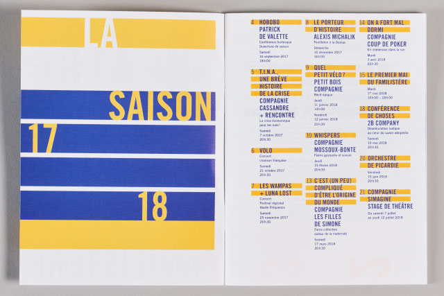 Brochure de la saison 2017-2018